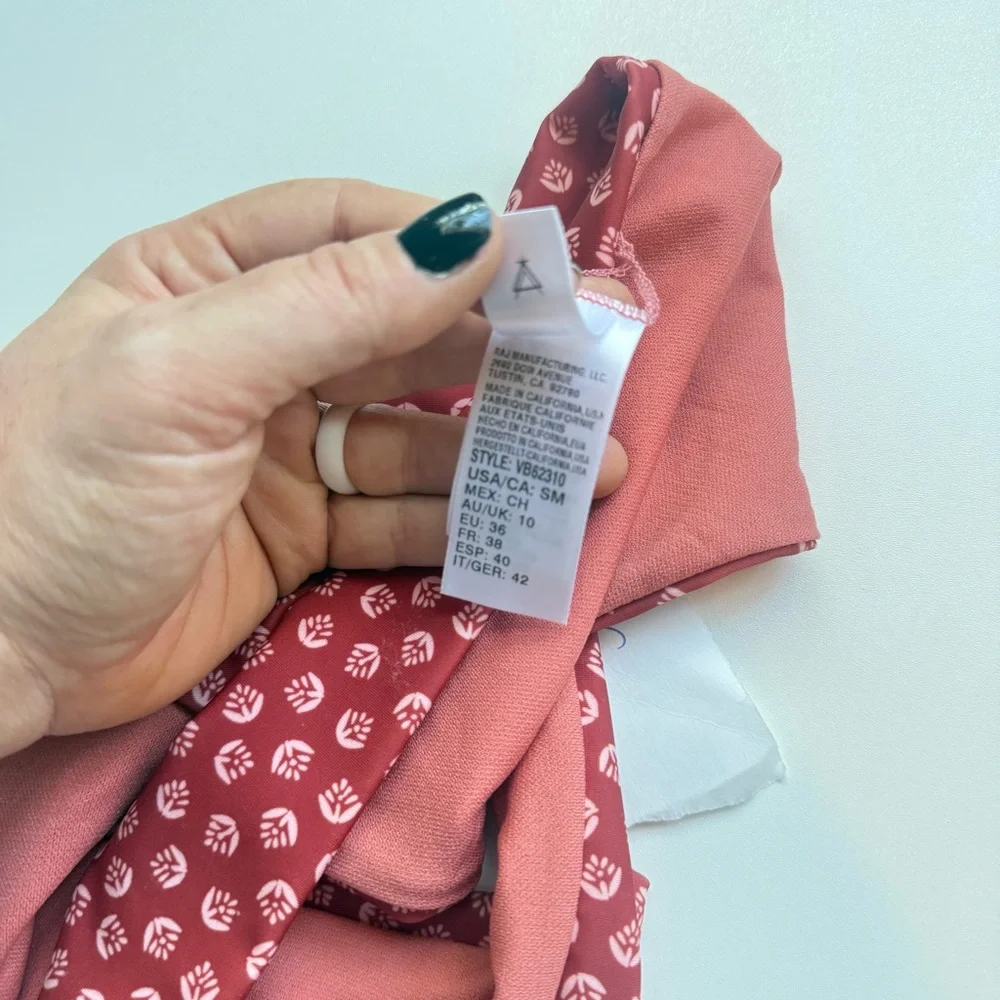 VYB Vicious Young Babes Vintage Mid Rise Swimsuit Bikini Bottom Womens Size S - Picture 5 of 8